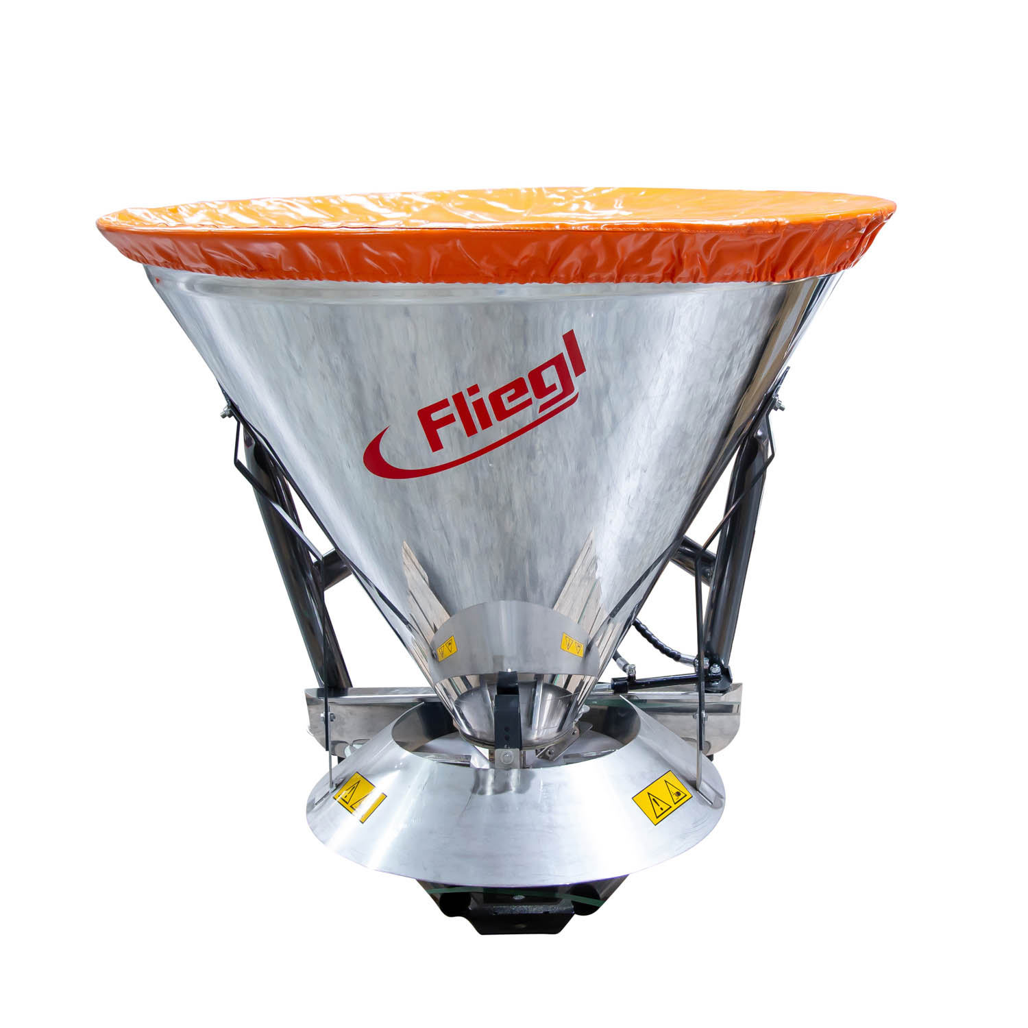 Salz- und Düngerstreuer - hydraulische Öffnung / mit Edelstahlbehälter – Bild 2