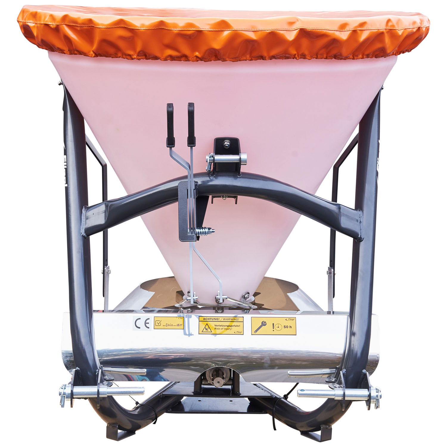 Salz- und Düngerstreuer mit Kunststoffbehälter – Bild 2